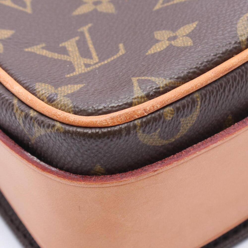 LOUIS VUITTON Authentic Brown Monogram Leather Shoulder Bag - Picture 7 of 9